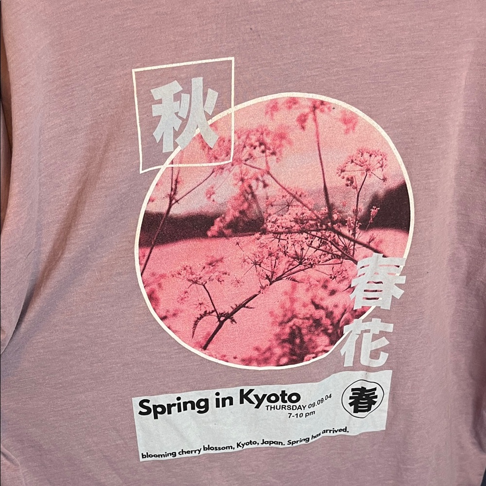 Urban Outfitters Pink Graphic Long Sleeve Tee - Picture 2 of 5